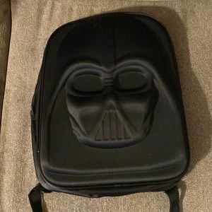 Brand new with tags, molded Darth Vader backpack.